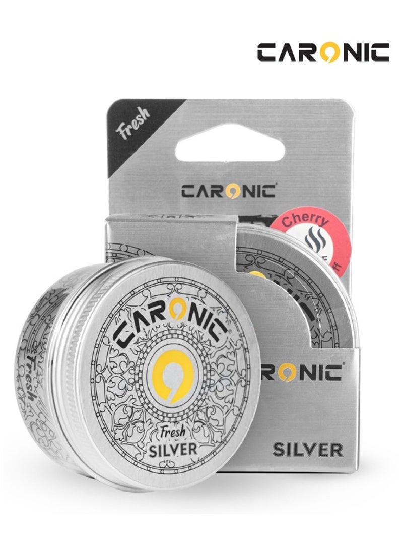 CARONIC Car Air Freshener with Adjustable Lid for Desired Strength for Auto or Home Cherry Pack Of 3 - Image 2